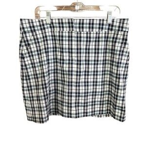 Izod Golf Skort Navy and Lime Green Size 12